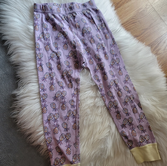 Hanna Andersson Pineapple PJs 100/4 - Picture 4 of 5